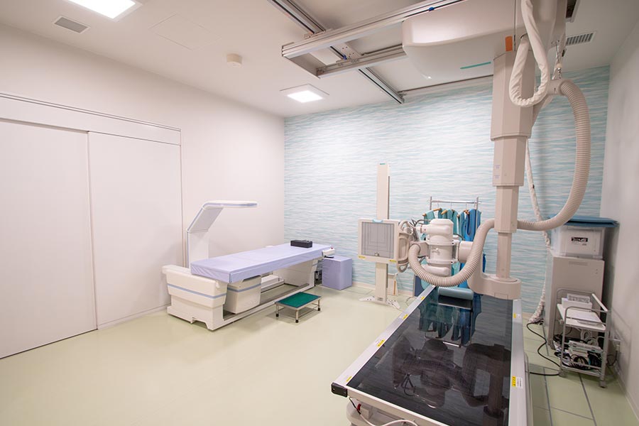 レントゲン室の様子